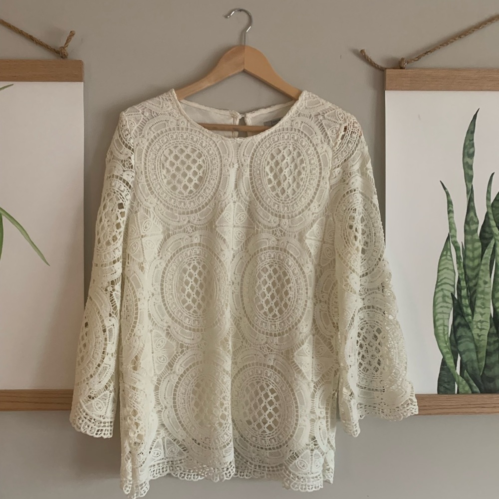 Jodifl lace blouse (size L tailored to be a M)